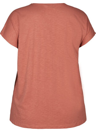 T-skjorte med print, Old Rose w. Black, Packshot image number 1