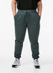 L&oslash;se joggebukser med lommer, Gr&oslash;nn, Model image number 2
