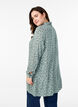 Lang skjorte med blomstertrykk, Grønn, Model image number 2