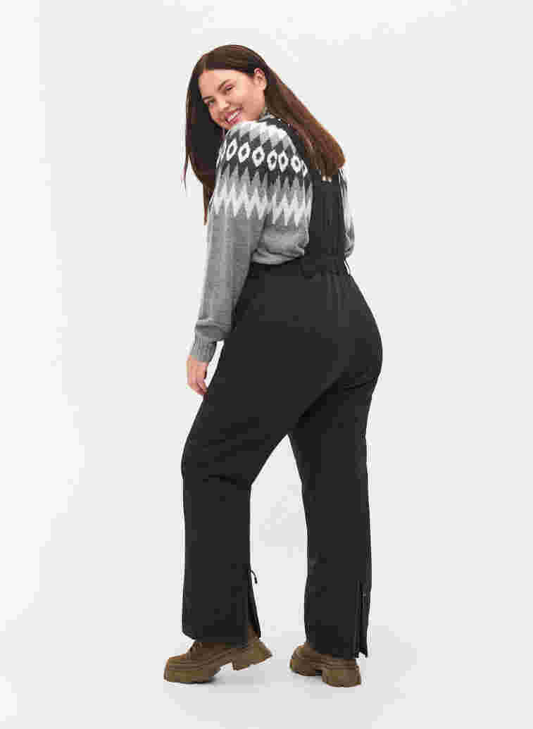 Skibukse med seler, Black, Model