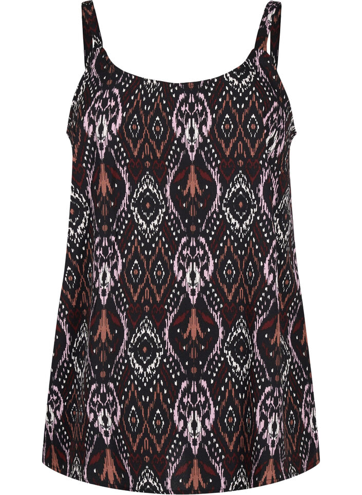 FLASH - Topp med mønster, Black Rose Ethnic, Packshot image number 0