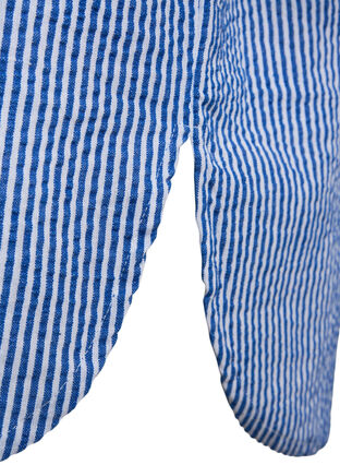 Stripete skjorte i bomull med 3/4-ermer, Surf the web Stripe, Packshot image number 3