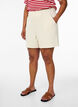 Shorts med lommer og l&oslash;s passform, Beige, Model image number 3