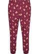 Pyjamasbukser med trykk, R&oslash;d, Packshot image number 1