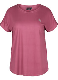 Ensfarget t-skjorte til trening, Violet Quartz
