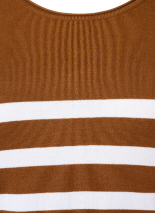 Stripete bluse i viskose, Fungi Stripe Comb, Packshot image number 2