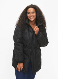 Vinterboblejakke med hette, Black, Model