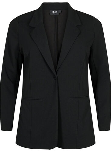 Blazer med lommer, Black, Packshot image number 0
