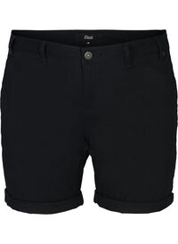 Shorts i bomull med lommer