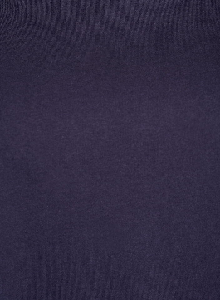 T-skjorte med Broderie Anglaise-ermer, Bl&aring;, Packshot image number 2