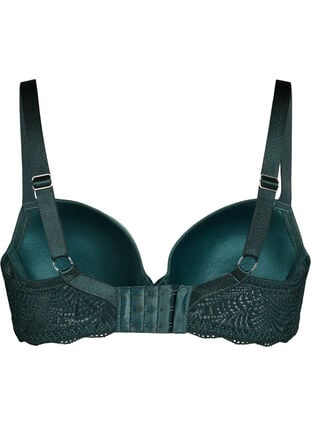 Zizzi BH med formede skåler og blonder, Scarab, Packshot image number 1
