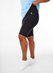 Lange tettsittende treningsshorts, Svart, Model image number 3