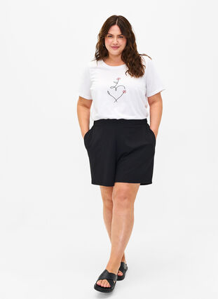 FLASH - T-skjorte med motiv, Bright White Heart, Model image number 2
