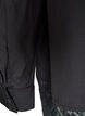 Loose skjorte med bred blondekant, Svart, Packshot image number 3