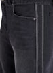 Wide fit jeans med vertikale denimdetaljer, Gr&aring;, Packshot image number 2