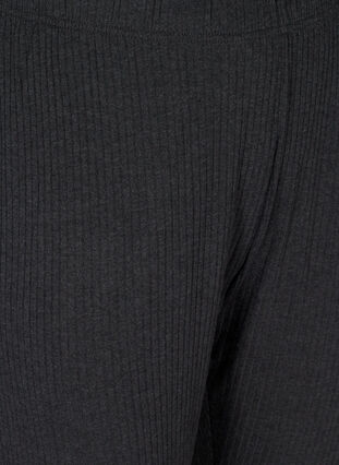 Løse bukser med en ribbet struktur, Dark Grey Melange, Packshot image number 2