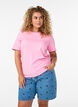Broderte denimshorts, Bl&aring;, Model image number 0
