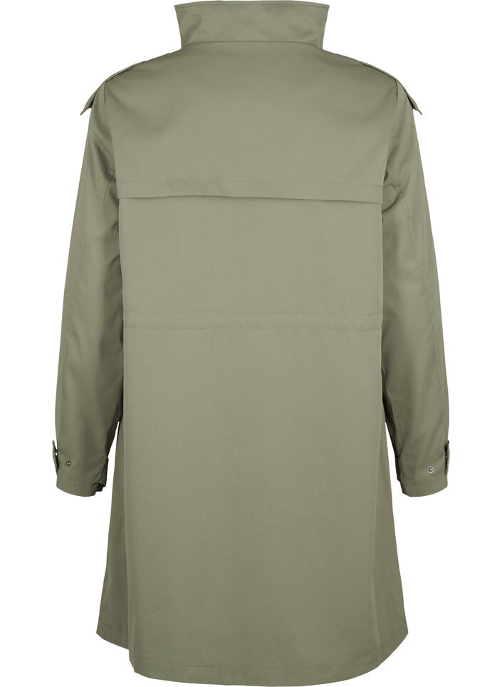 Vannavstøtende parkas jakke, Deep Lichen Green, Packshot