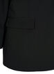 Klassisk blazer med knappelukking, Svart, Packshot image number 3