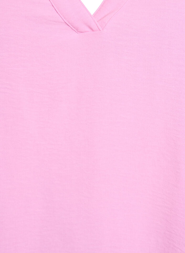 Ermel&oslash;s overdel med rynkedetaljer, Rosa, Packshot image number 2