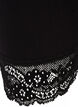 Basis 3/4-leggings med blondekant, Svart, Packshot image number 2