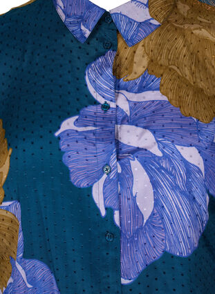 Viskoseskjorte med mønster, Reflecting Pond AOP, Packshot image number 2