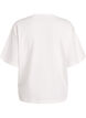 Oversized T-skjorte med halve ermer, Hvit, Packshot image number 1