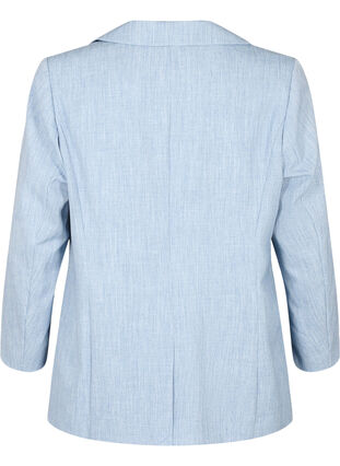 Zizzi Melert blazer med knappelukking, Infinity , Packshot image number 1