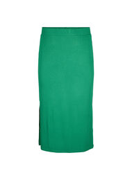 Midiskjørt i viskose med smal passform, Jolly Green