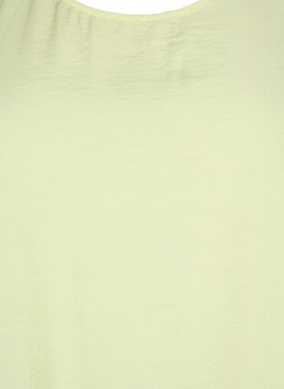 Bluse med halvlange ermer i viskose, Lily Green, Packshot image number 2