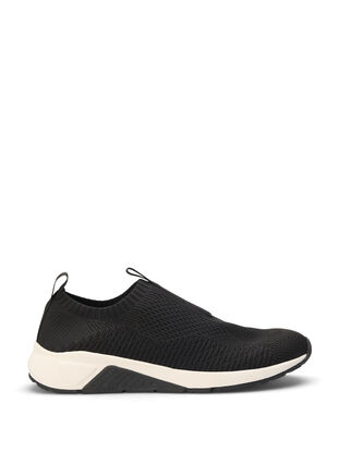 Zizzi Wide fit - Slip-on joggesko, Svart, Packshot image number 0
