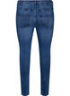 Supersmale Amy jeans med slitasjedetaljer, Blue Denim, Packshot image number 1