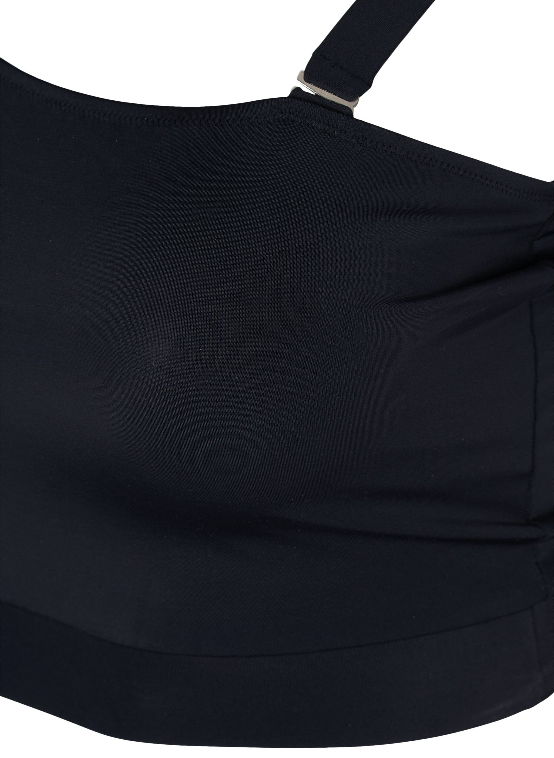 ZizziBikinitopp med one-shoulder, Black, Packshot image number 3