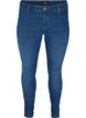 Jeggings i bomullsblanding, Blue denim, Packshot image number 0