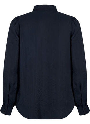 Langermet skjorte i Tencel ™ Modal, Black, Packshot image number 1