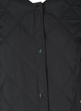 Quiltet 2-i-1 jakke med lommer, Black, Packshot image number 2