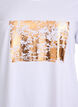 T-skjorte med trykk, Hvit, Packshot image number 2