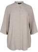 Tunika med 3/4-ermer, Beige, Packshot image number 0