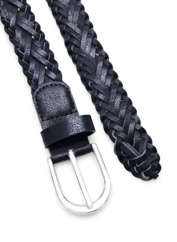 Flettet belte, Black, Packshot image number 1