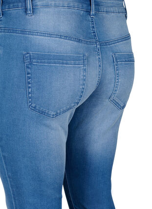 Viona jeans med normal midje, Light Blue, Packshot image number 3