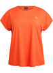 Ensfarget trenings-T-skjorte, Orange, Packshot image number 0
