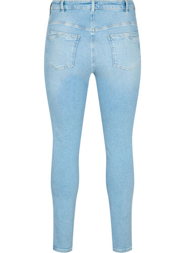 Amy jeans med høyt liv og super slim fit, Light blue, Packshot image number 1