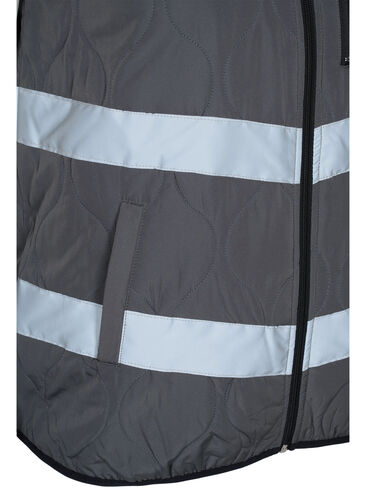 Vest med refleks, Raven, Packshot image number 3