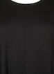 Strikket bluse i bomull og viskoseblanding, Svart, Packshot image number 2