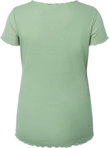 T-skjorte i ribbet materiale til gravide, Green Bay, Packshot image number 1