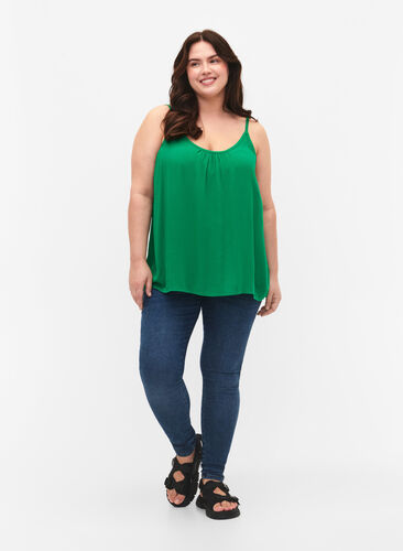 Topp i viskose med stropper, Jolly Green, Model image number 2