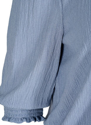 Bluse med smock og 3/4-ermer, Infinity , Packshot image number 2
