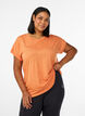 L&oslash;s trenings-T-skjorte med korte ermer, Orange, Model image number 0