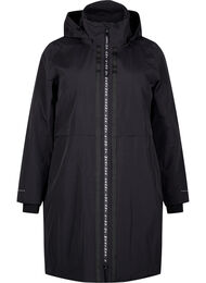 Funksjonell parkasjakke med reflekterende detaljer, Black
