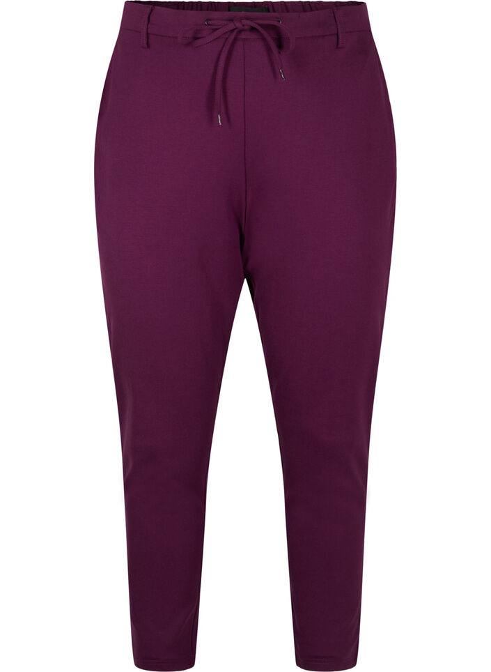 Croppede Maddison-bukser, Lilla, Packshot image number 0